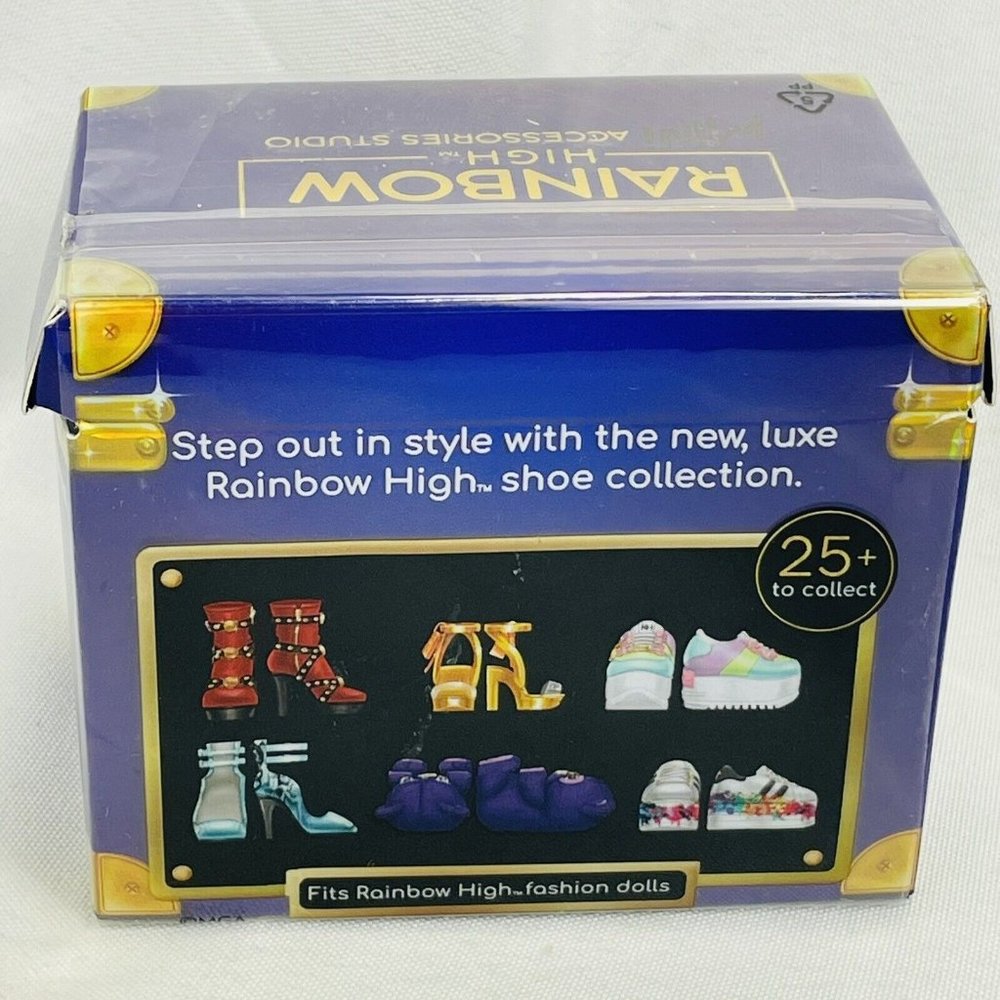 1 Rainbow High Mini Accessories Studio Shoes Purple Surprise Blind Box Sealed - Picture 2 of 8